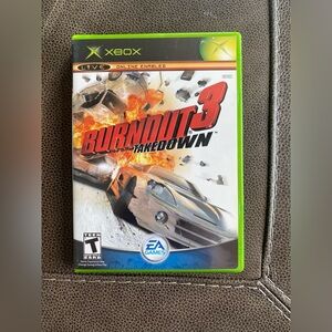 Burnout 3 Takedown Original Xbox Complete CIB Tested Excellent Disc